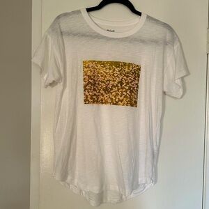 MADEWELL Flower Field Graphic Tee - Size Medium